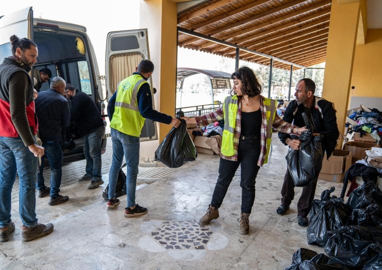 En Turquie, MSF a notamment pu réaliser des donations grâce à des associations partenaires.
 © MSF