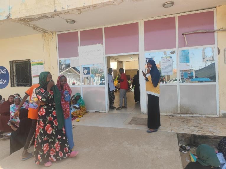 Vue de l'hôpital d'El Fasher en juillet 2023. Soudan.
 © MSF