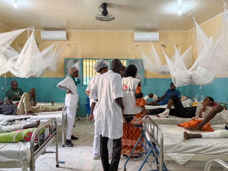 Hôpital de district de Mora, soutenu par MSF. Cameroun. 2025
 © Vanessa Fodjo/MSF