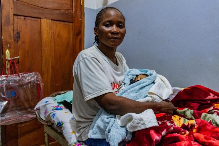 Au Nord-Kivu, en particulier, les enfants représentent près d’un quart des cas confirmés (24%). 
 © Lucie Ringué/MSF
