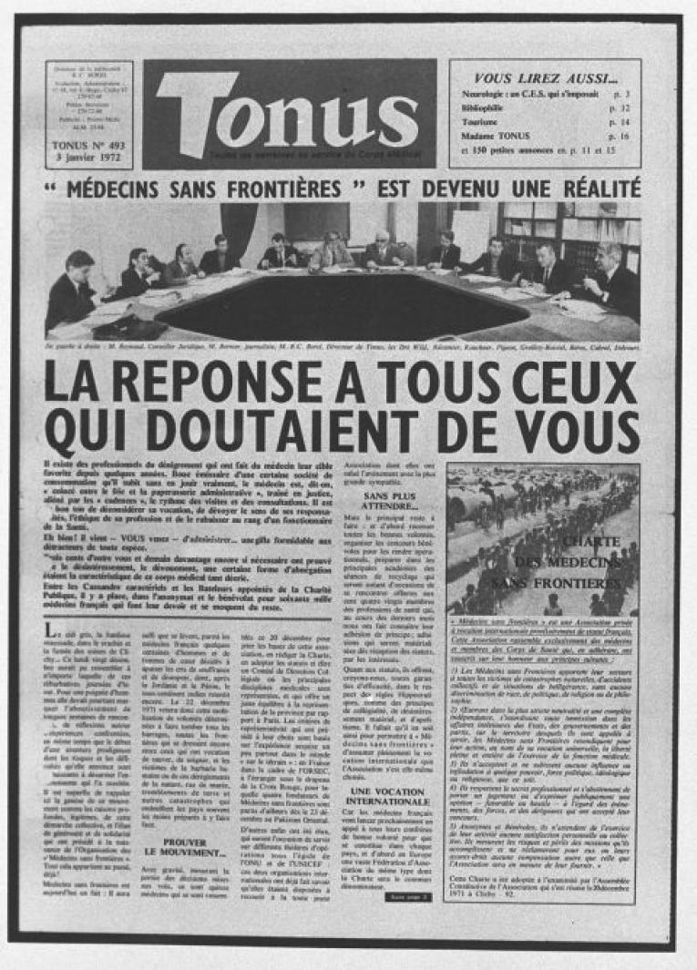 La charte de MSF, 1971 Thumbnail