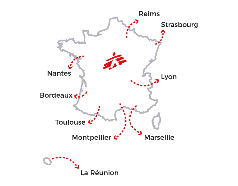Carte des antennes régionales MSF Thumbnail