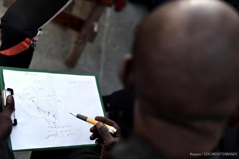 De nombreux réfugiés ont enduré des niveaux extrêmement alarmants de violence en Libye, notamment durant leur voyage depuis leur pays d'origine. Mediterranée. 2018. Thumbnail