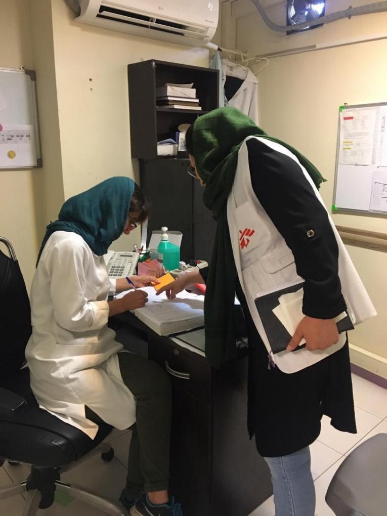 Activités MSF au Sud de Téhéran en Iran