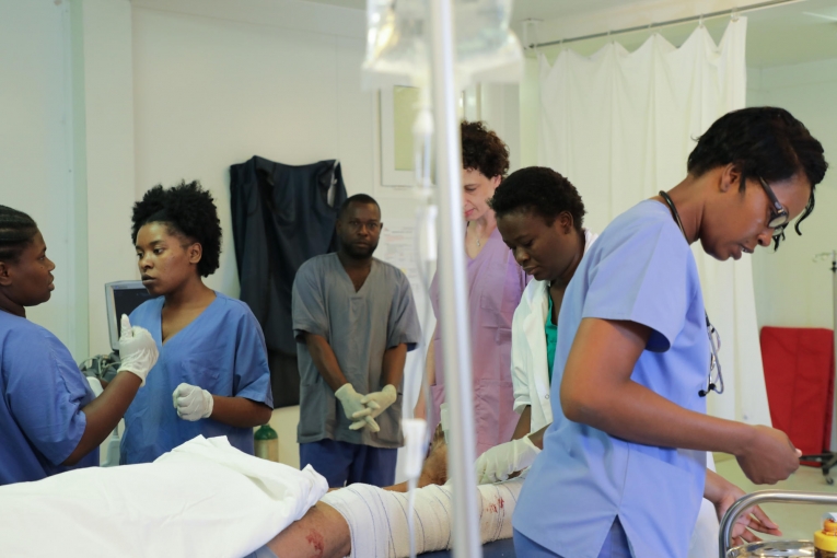 Emergency care in Tabarre hospital urgences traumatologie