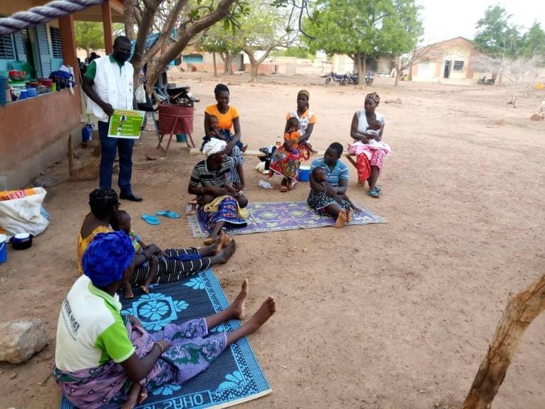 Une structure de santé soutenue par MSF à Fada, dans l'est du Burkina Faso. 2020.