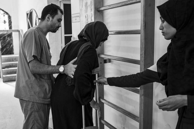Injured by the Israeli army, the story of Rida