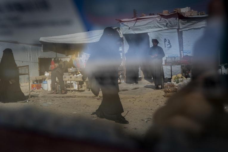 Dans le camp d'Al-Hol dans le nord-est de la Syrie, un premier cas de coronavirus a été confirmé. 2020.