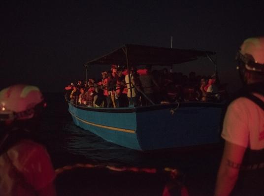 Sauvetage de 188 personnes sur une embarcation en bois, le 15 août.