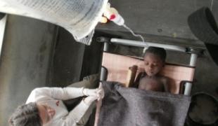Zimbabwe novembre 2008. Centre de traitement du choléra de MSF.