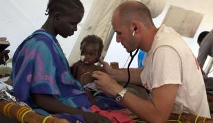 Pour répondre à l’augmentation constante des besoins MSF intensifie ses activités dans le camp de Yida au Soudan du Sud. Paula Bronstein/Getty Images