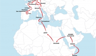 Le voyage d'Asad depuis la Somalie jusqu'en Espagne.