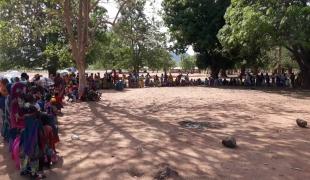 Vaccination d'urgence contre la rougeole dans la Vakaga. 2019. République centrafricaine.