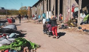 camp de la Linière à Grande-Synthe