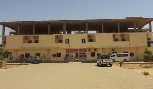 Vue de l'hôpital soutenu par MSF à El Fasher