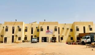 Vue de l'hôpital turc à Khartoum, le 16 mai 2024. 