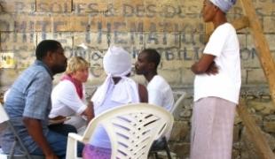 Consultation psychologique sur le site Champs de Mars Port au Prince.