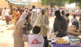Nigéria Etat de Katsina dans le district de Musawa mars 2009. Au Nigéria c'est la pire épidémie de méningite dans le pays depuis 1996.