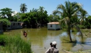 Durant une exploration dans le Bas Artibonite un village inondé dans les environs de Grande Saline