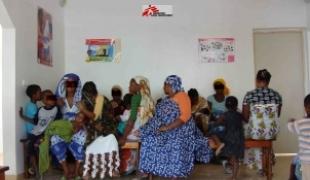 Premier jour de consultation au centre de soins dans le quartier de Kaweni bidonville de Mamoudzou Mayotte.