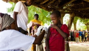 Campagne de vaccination au Nigeria.