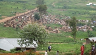 Camp de déplacés à Nyanzale.