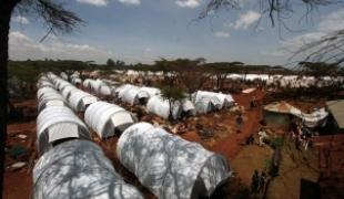 Site de déplacés autour de Kitalé ouest Kenya