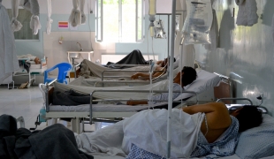 A l'intérieur de l'hôpital de MSF à Kunduz en Afghanistan en mai 2015.