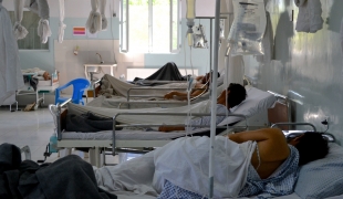 A l'intérieur de l'hôpital de MSF à Kunduz en Afghanistan en mai 2015.