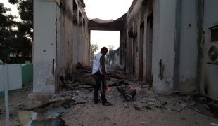 L'hôpital MSF de Kunduz le 3 octobre 2015. MSF