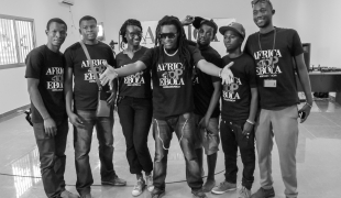 Les candidats du concours de chant "Africa Stop Ebola"