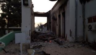 Kunduz  Aghanistan  L'hôpital MSF en flamme après un bombardement MSF