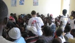 Au centre de santé de Rabouteau aux Gonaïves où MSF a effectué plus d'un millier de consultations.