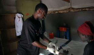 Centre de santé de MSF à Pieri Jonglei Sud Soudan.