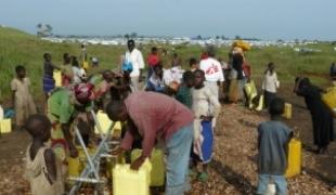 Ouganda décembre 2008. Camp de réfugiés de Matanda près de la localité frontalière de Ishasha.