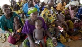 Niger juin 2008. Depuis le début de l'année MSF a pris en charge 14 000 enfants dans ses centres nutritionnels thérapeutiques.