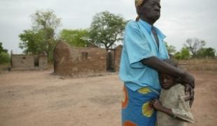 Village brûlé au nord de la République Centrafricaine