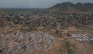 La ville de Pulka est située dans l'État de Borno, à proximité de la frontière camerounaise. Nigeria. 2017.