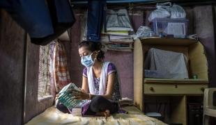 Traitement contre la tuberculose. Mumbai, Inde