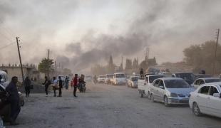 Emergency North East Syria: Civilians Fleeing Offensive Ras al-Ain