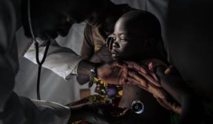 Measles Unit in Biringi Hospital, Ituri Province