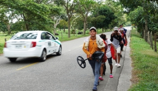 Chaque jour des dizaines de Vénézuéliens fuient le marasme économique et politique de leur pays et arrivent dans le département d'Arauca. Colombie. 2019.