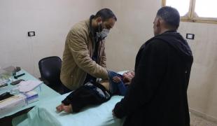 Health center Deir Hassan Syrie IDP Camp
