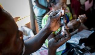 Measles campaign in DRC