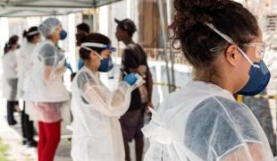 Intervention MSF auprès des personnes vulnérables à Rio de Janeiro. 2020. 