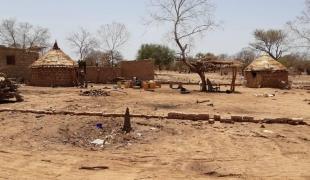 Vue du village de Fada, dans l'est du Burkina Faso. L'accès à l'eau est problématique dans la région. 
