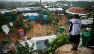 Vue du camp de Cox's Bazar. 2020. Bangladesh.