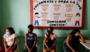 La salle d'attente de l'hôpital dans lequel les équipes MSF travaillent à Tumeremo, dans l'État de Bolivar. Venezuela.