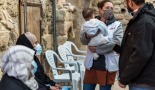 MSF gère une clinique pour femmes et enfants à Hébron.