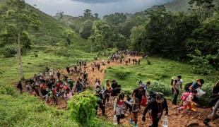 Migrants in transit in Ecuador, Colombia and Panama